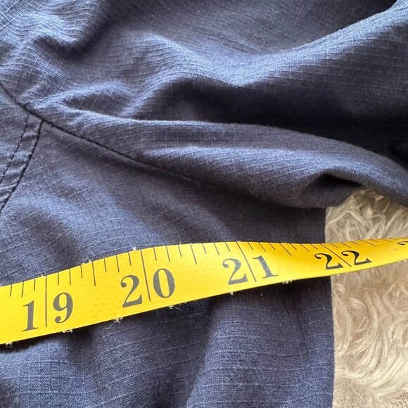 Dress Barn Navy Blue Utility Jacket With Cinched Waist Size Large - Picture 6 of 9